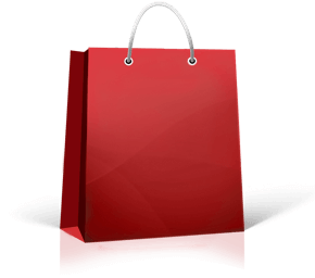Red shopping bag